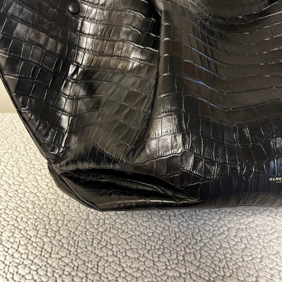 DeMellier The New York Bag Black Croc Effect Leather - Picture 6 of 15